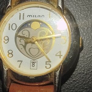 Vintage Milano Moon Phase Ladies Quartz Watch